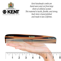 KENT close-up of fine teeth smoothing hair with precise control