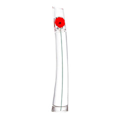 Kenzo Flower spray action close-up illustrating mist and application ease for daily use