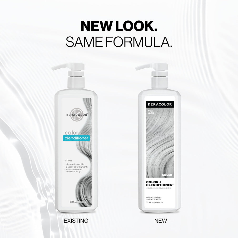 KERACOLOR pouring Clenditioner texture demonstrating even pigment deposition and conditioning