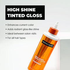 keracolor applied in shower on model showing easy in-shower use benefit