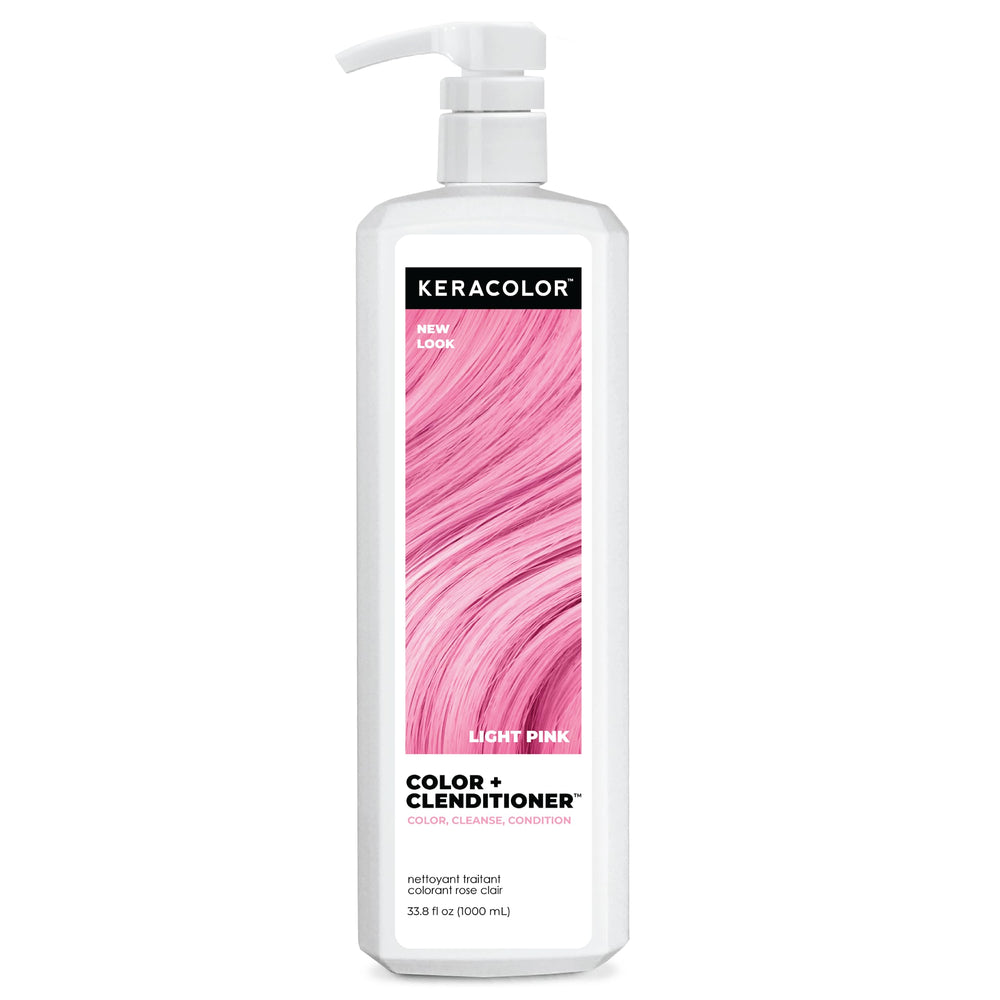 KERACOLOR front packaging showing 33.8 fl oz bottle and product benefit