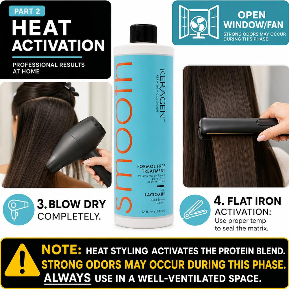 KERAGEN label close-up showing keratin and collagen ingredients