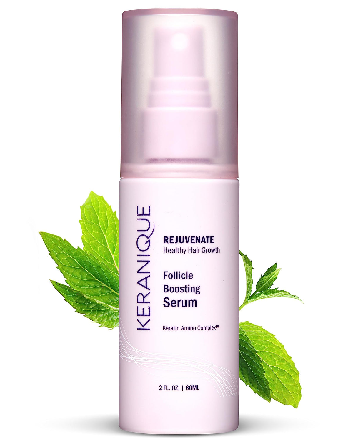 Keranique front packaging showing bottle and label for easy recognition