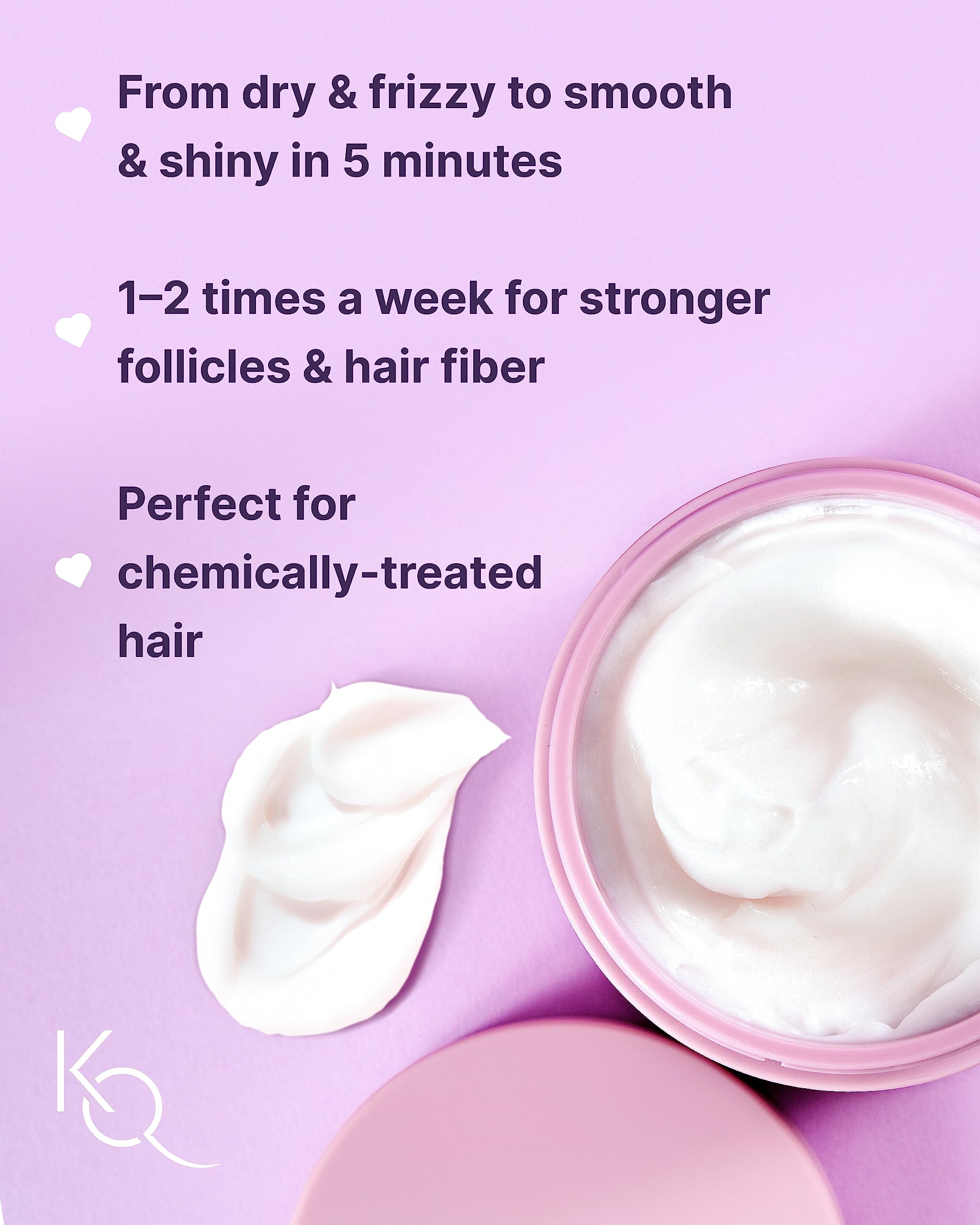 Keranique cream texture close-up demonstrating rich hydration