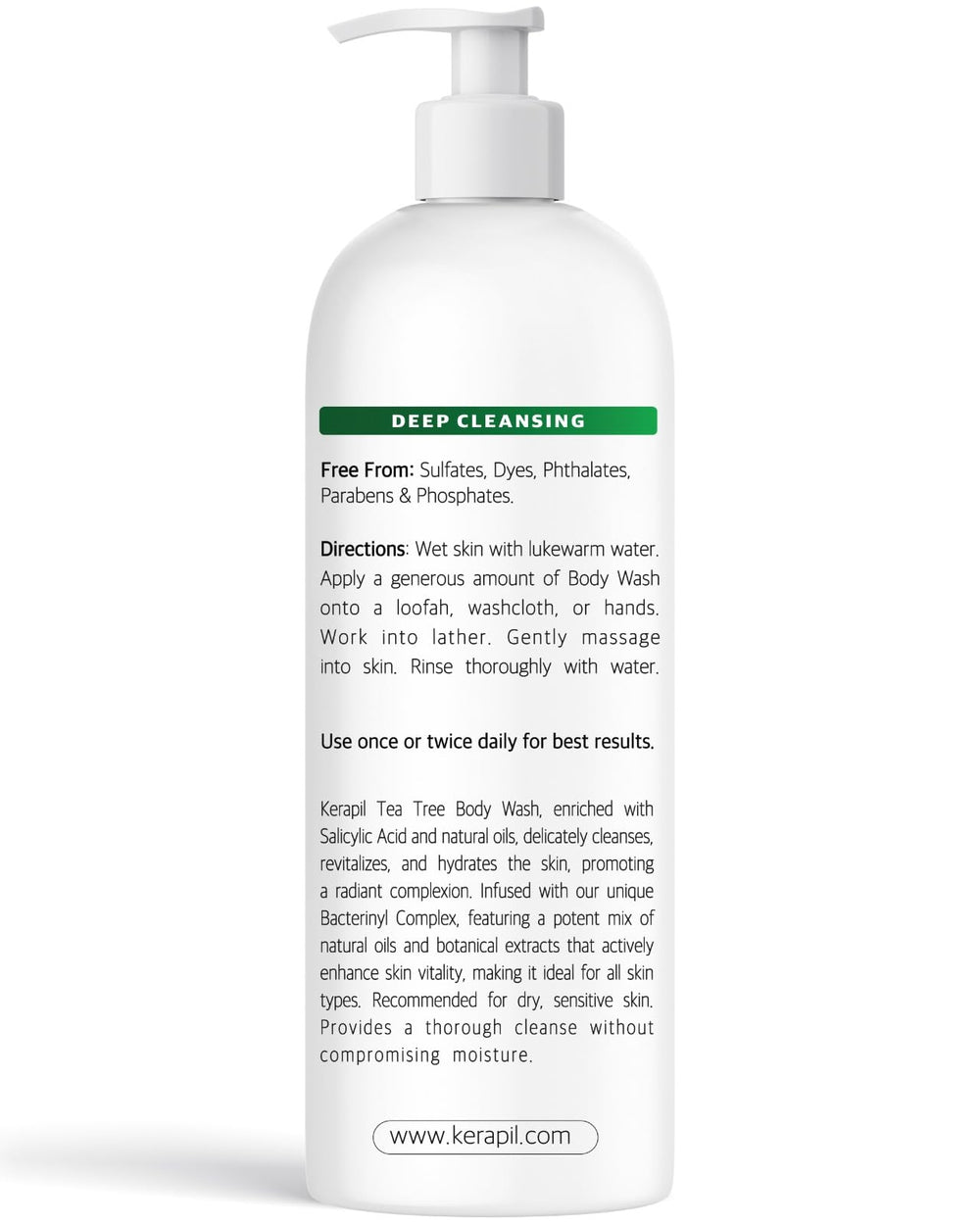 KERAPIL bottle on bathroom shelf with towels, suggesting everyday routine convenience