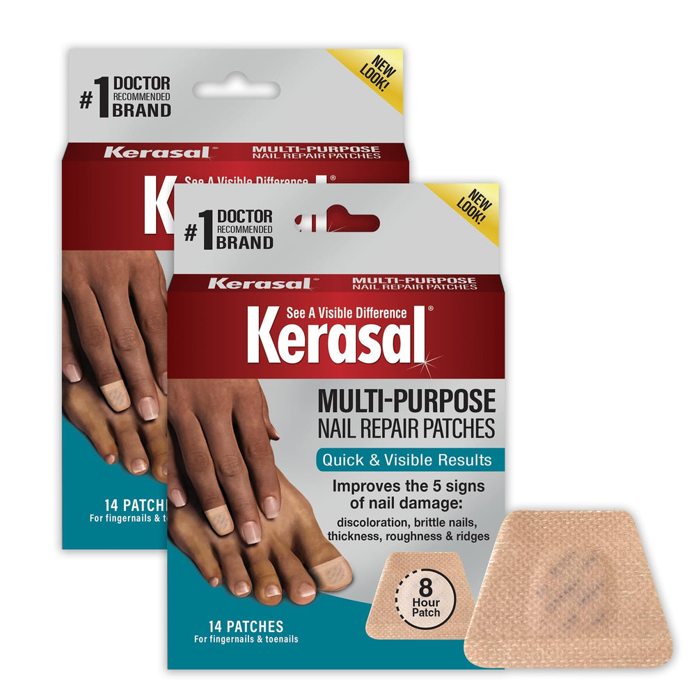 Kerasal front packaging shows product and count for reassurance