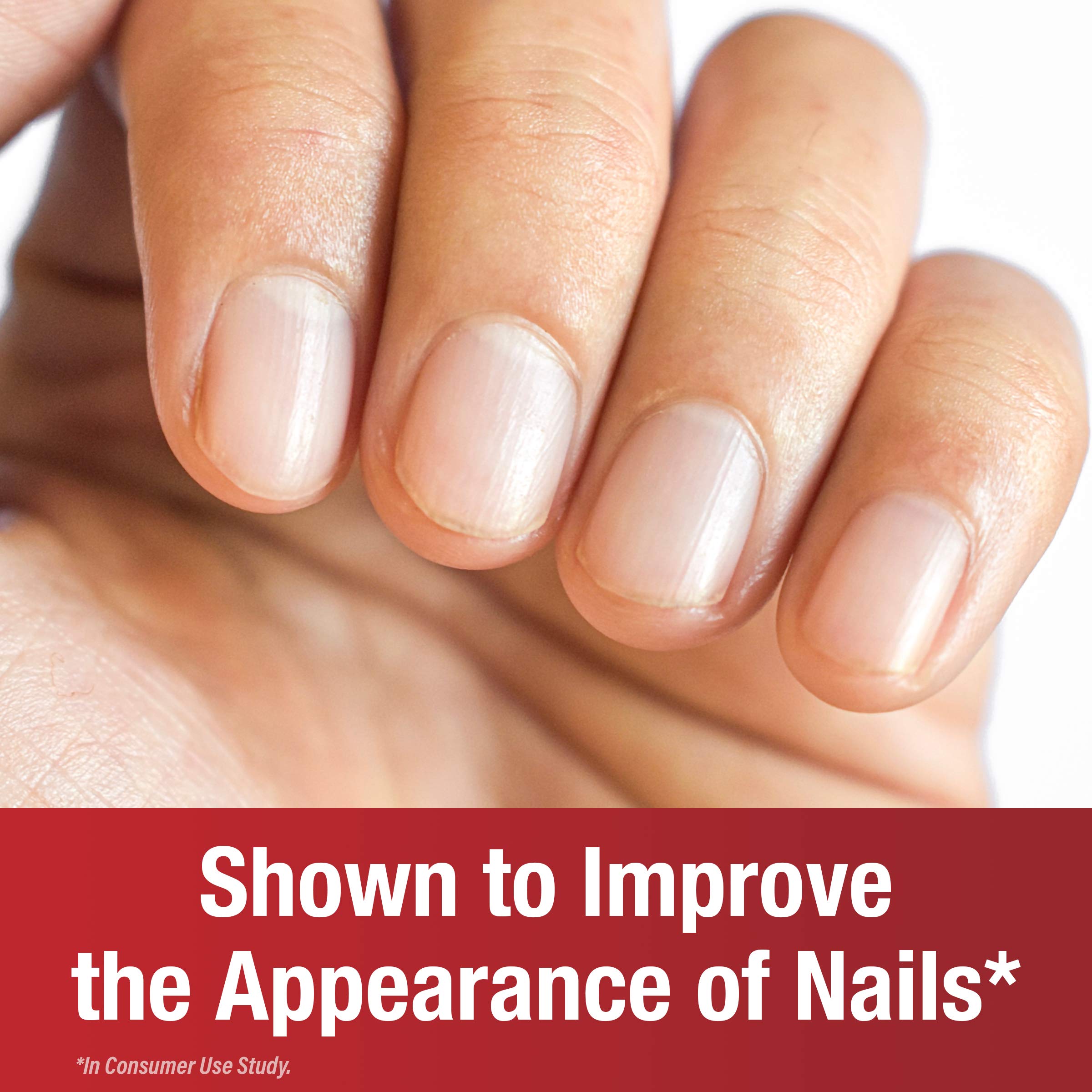 Kerasal serum on fingernail showing smoothing texture and hydration