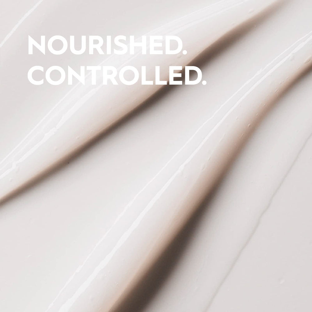 Kerasilk applied to mid-lengths and ends improving manageability