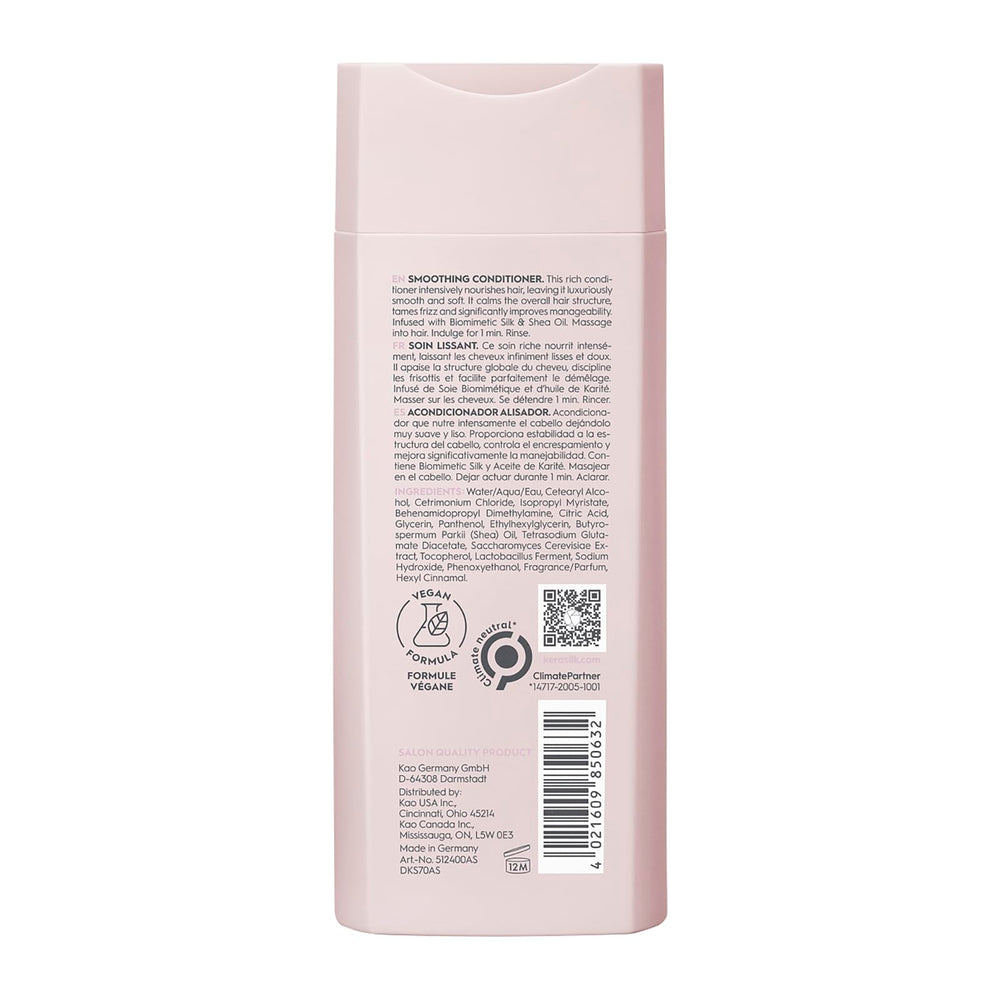 Kerasilk back label ingredient list and usage instructions for clarity