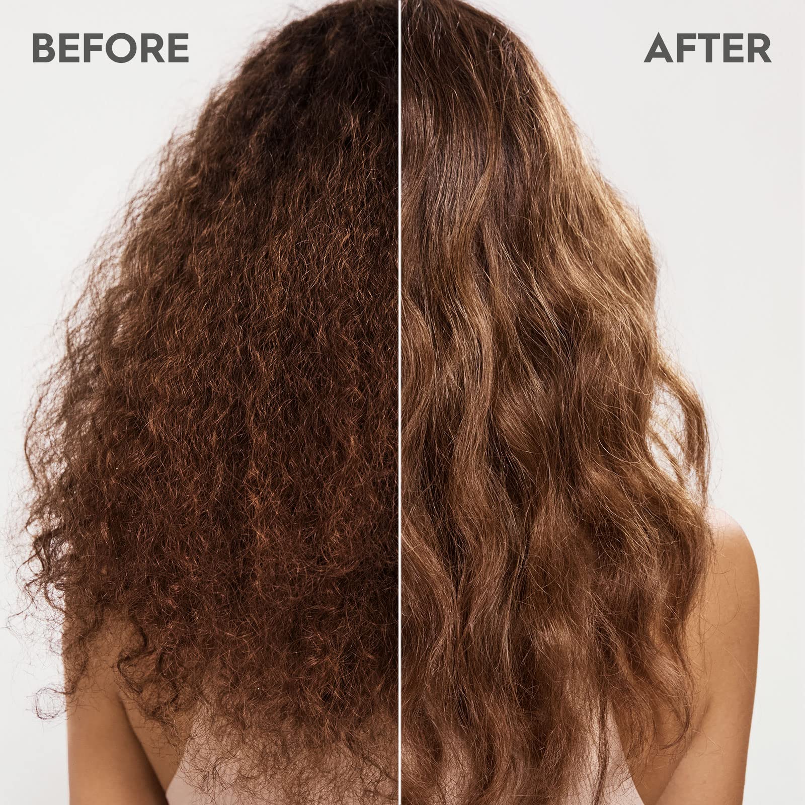 Kerasilk taming balm used on dry hair touch-up, showing quick frizz control and smoothing benefit