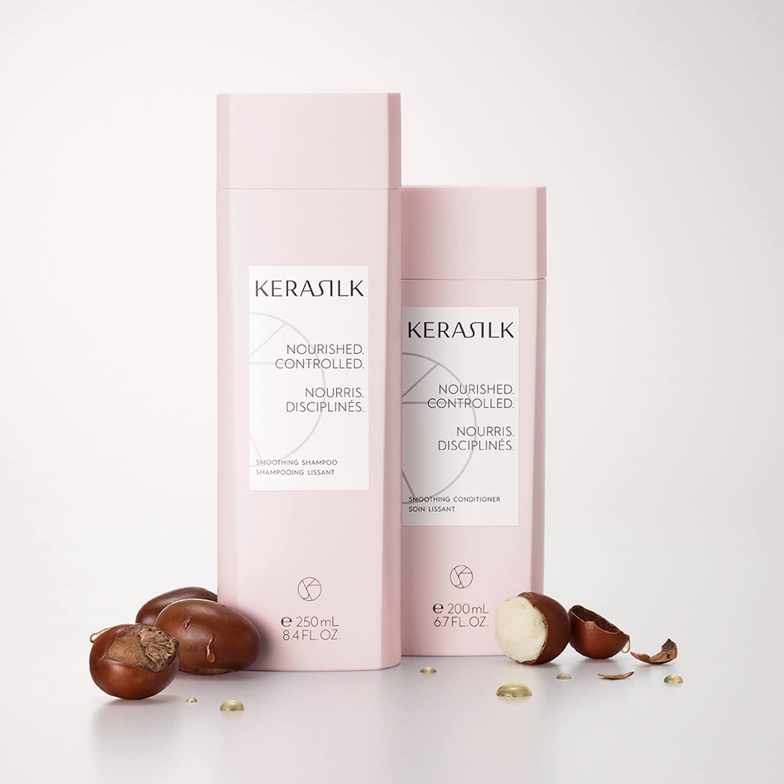 Kerasilk with shea oil visual highlighting nourishing and softening effect
