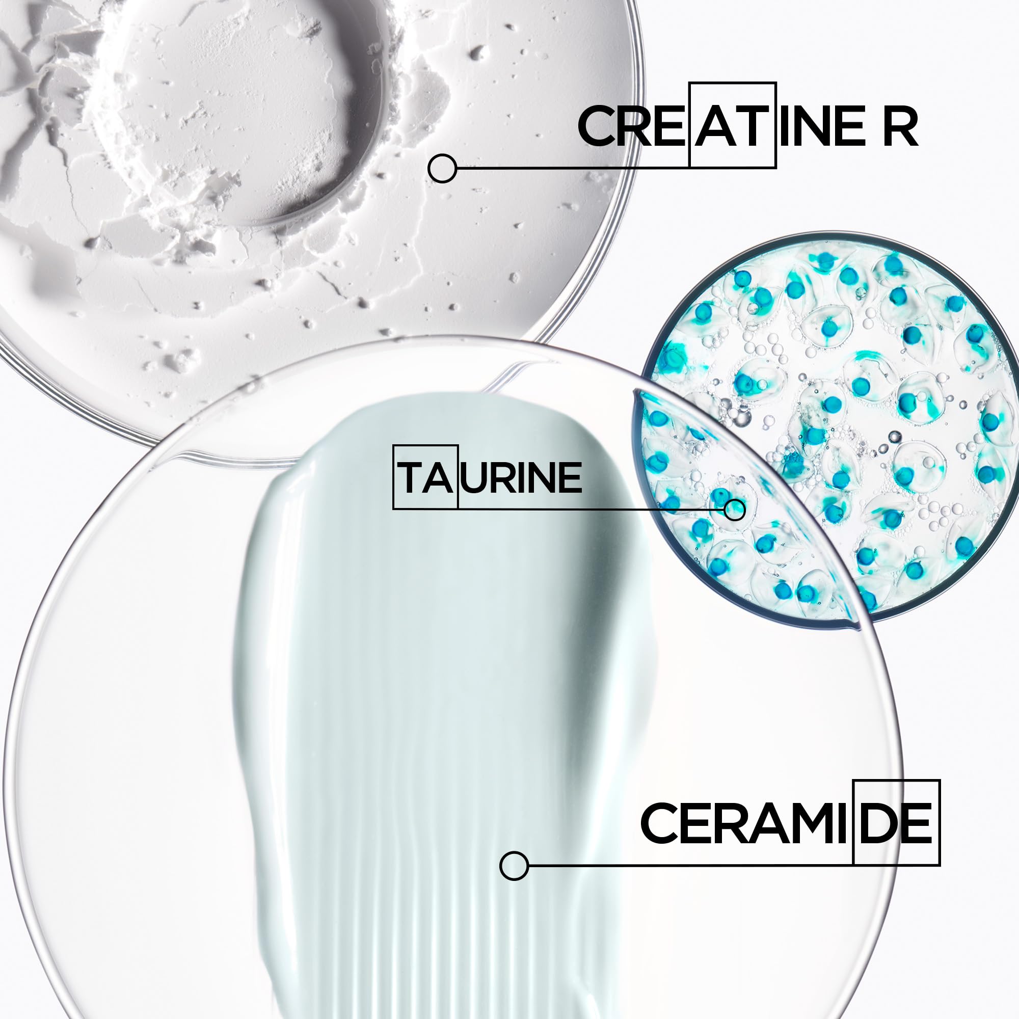 KÉRASTASE shampoo foam texture close-up showing creamy lather for gentle cleansing