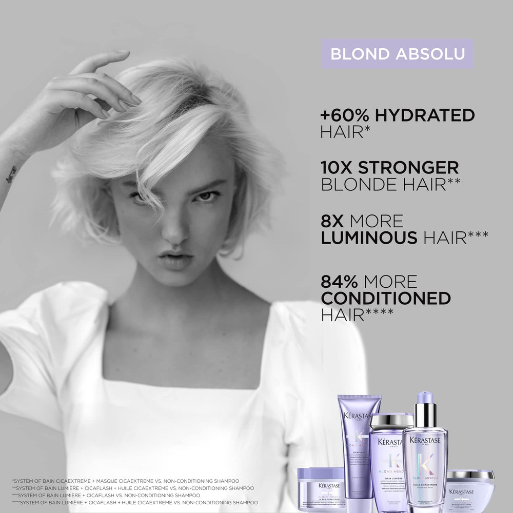 KÉRASTASE Edelweiss close-up emphasizing antioxidant protection