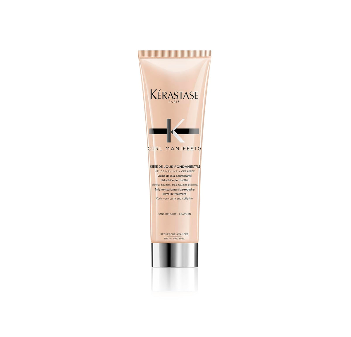 KÉRASTASE front packaging of Crème de Jour showing product benefits