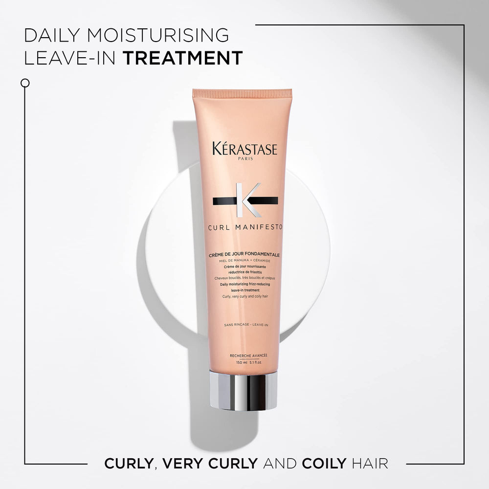 KÉRASTASE close-up of cream texture demonstrating lightweight hydration