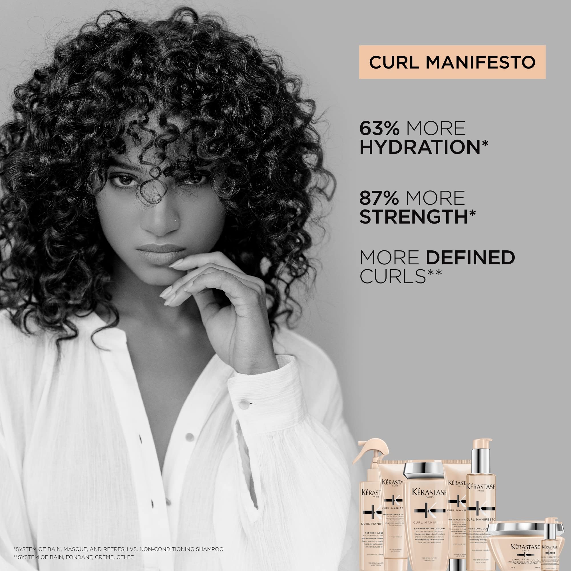 KÉRASTASE Ceramide illustration highlighting strength benefits