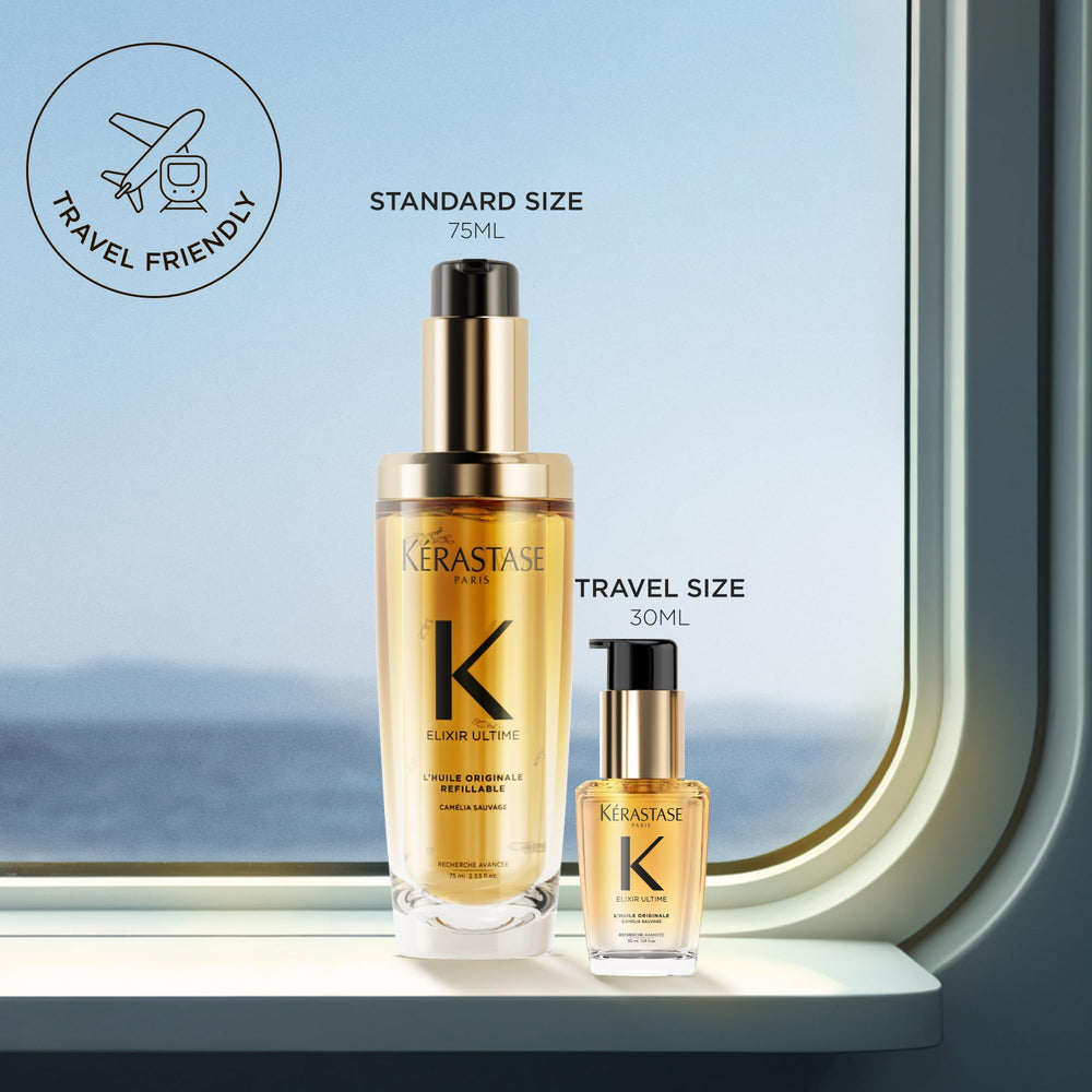 KÉRASTASE Wild Camellia close-up ingredient shot emphasizing nourishing benefits