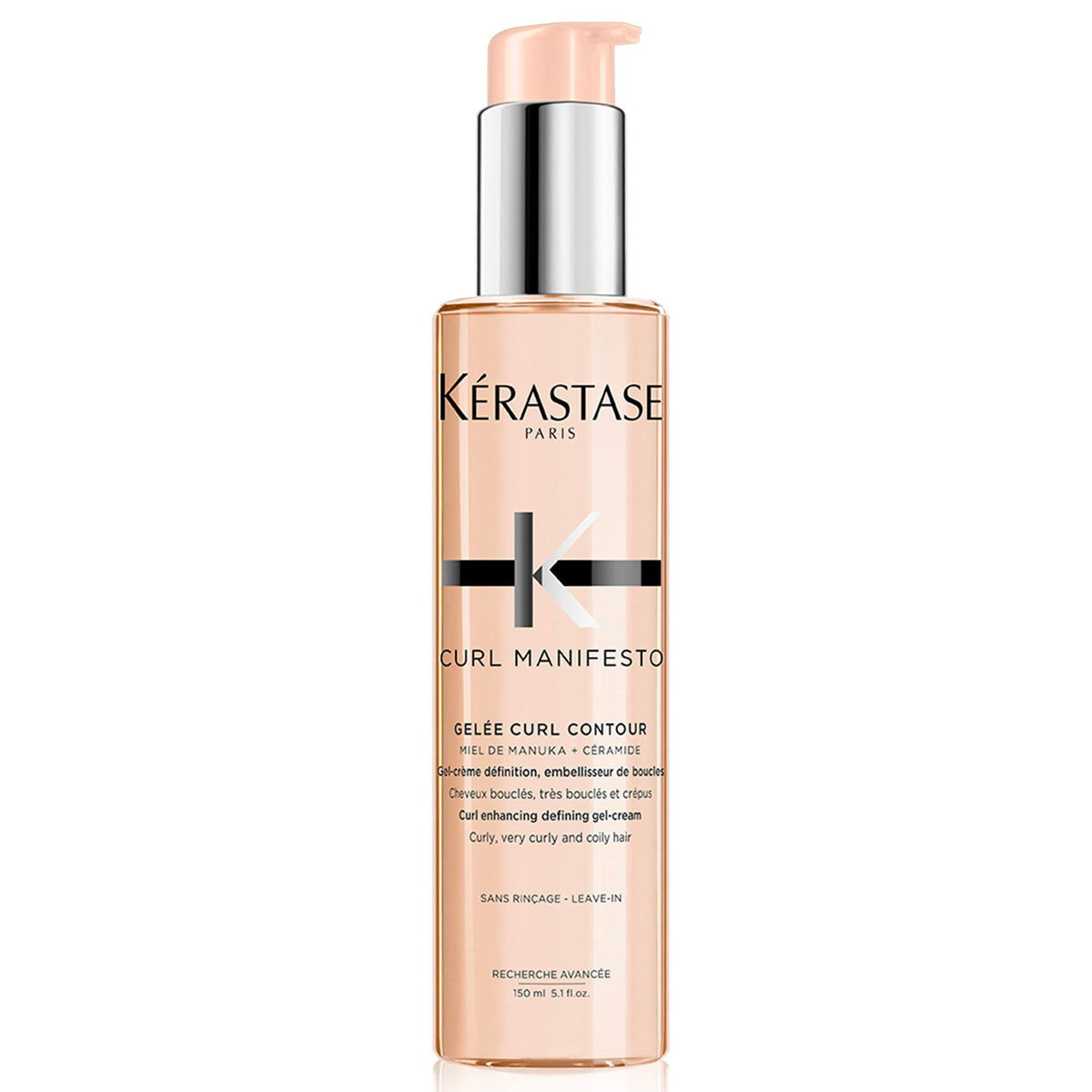 KÉRASTASE front bottle shot showing product and styling benefit