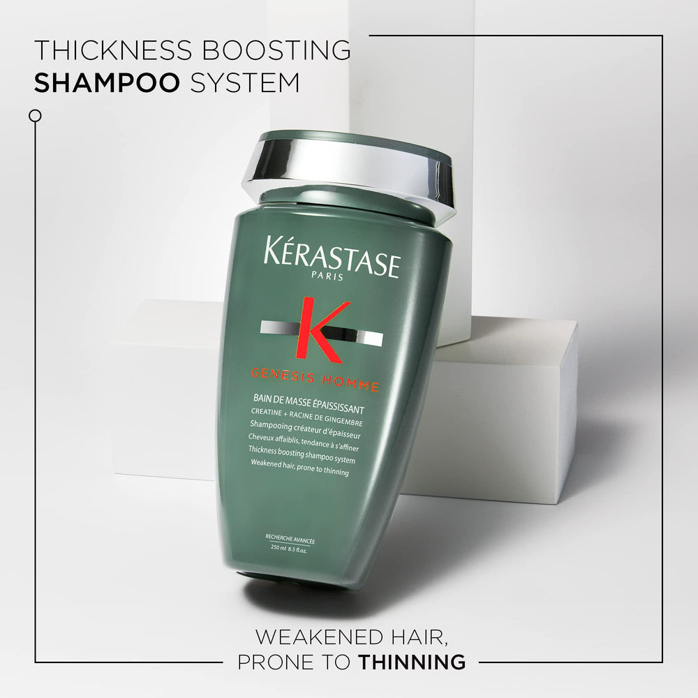 KÉRASTASE label back with ingredients list for informed product use