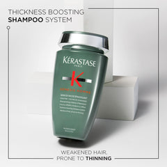 KÉRASTASE label back with ingredients list for informed product use