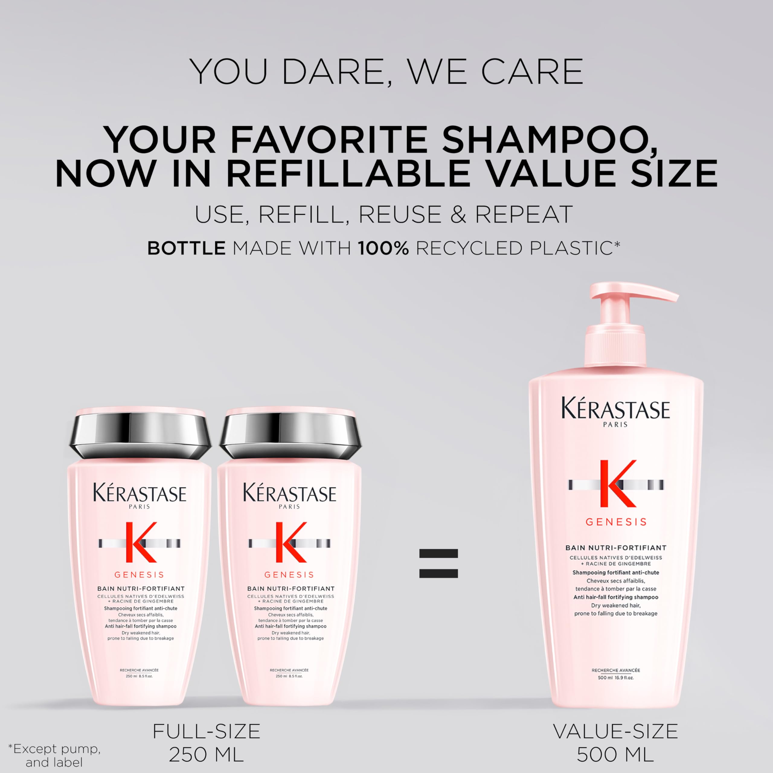 KÉRASTASE foam texture demonstrating gentle lather and clean feel benefit