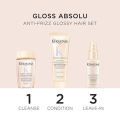 KÉRASTASE shampoo pump close-up demonstrating easy dispensing and cleansing control