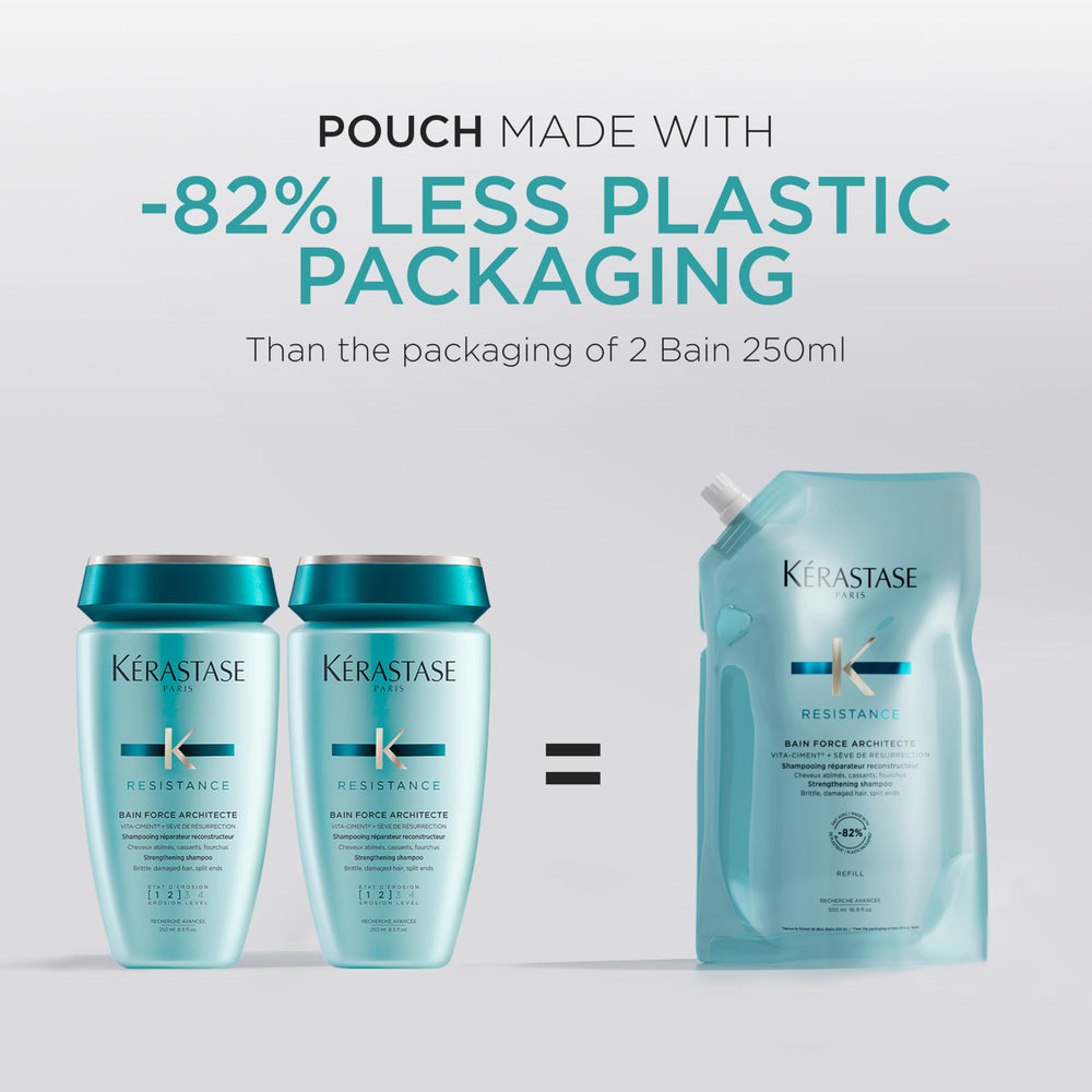 KÉRASTASE hair after use smooth and shiny improved manageability
