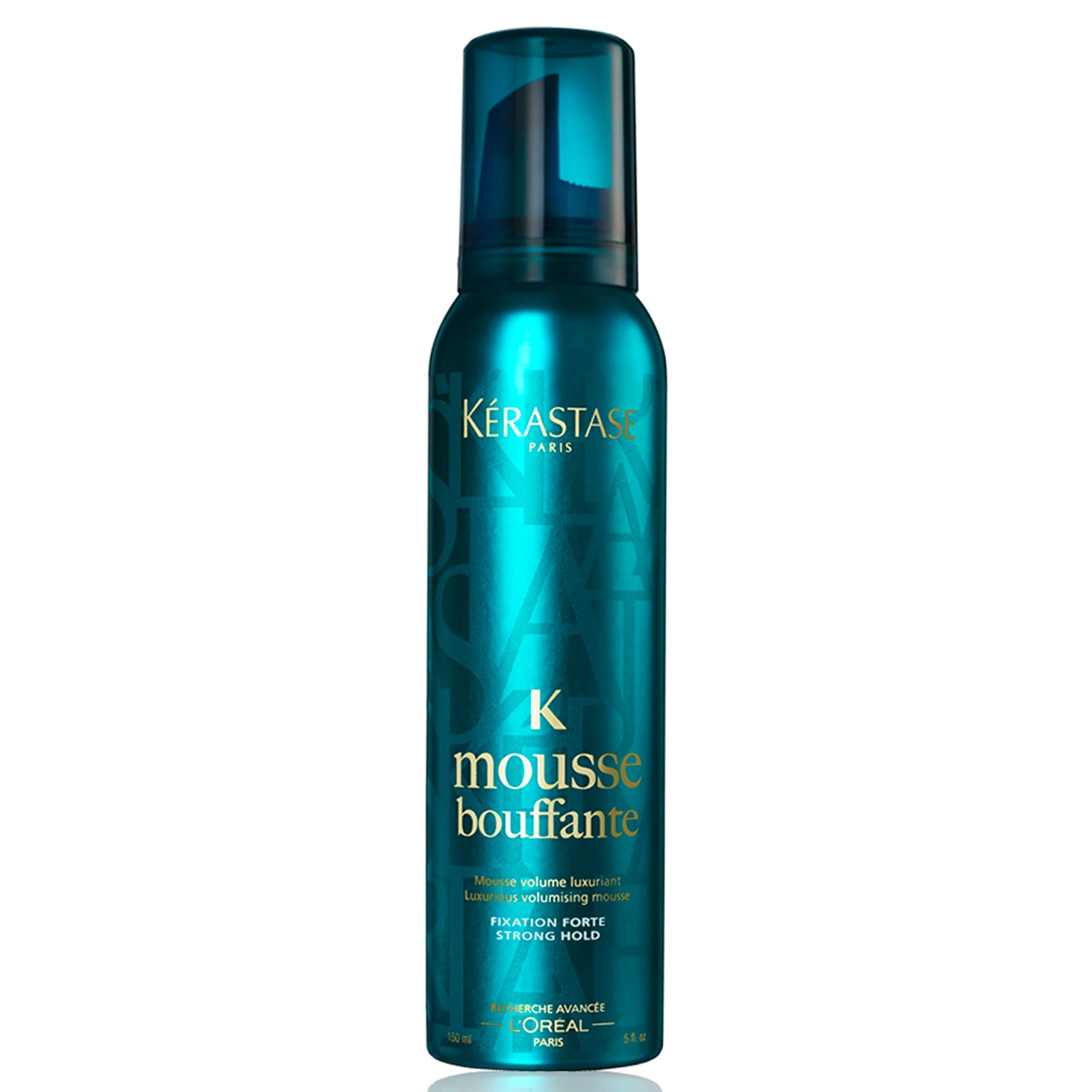 KÉRASTASE mousse bouffante front view showing packaging and volumising benefit