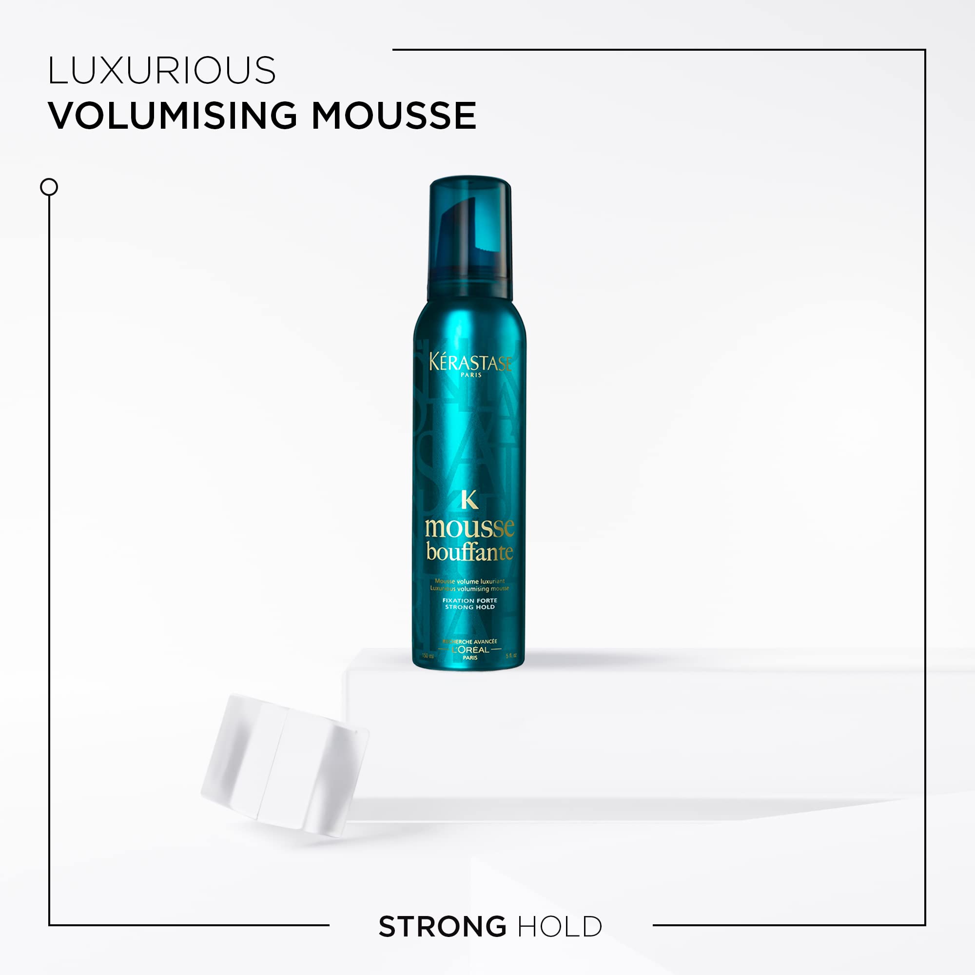 KÉRASTASE mousse texture closeup illustrating lightweight foam and lift benefit