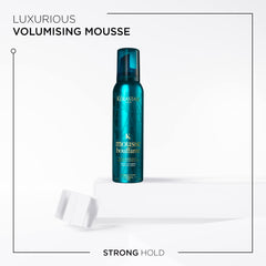 KÉRASTASE mousse texture closeup illustrating lightweight foam and lift benefit