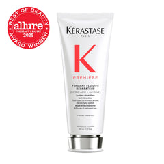 KÉRASTASE back label close-up detailing directions and ingredient benefits