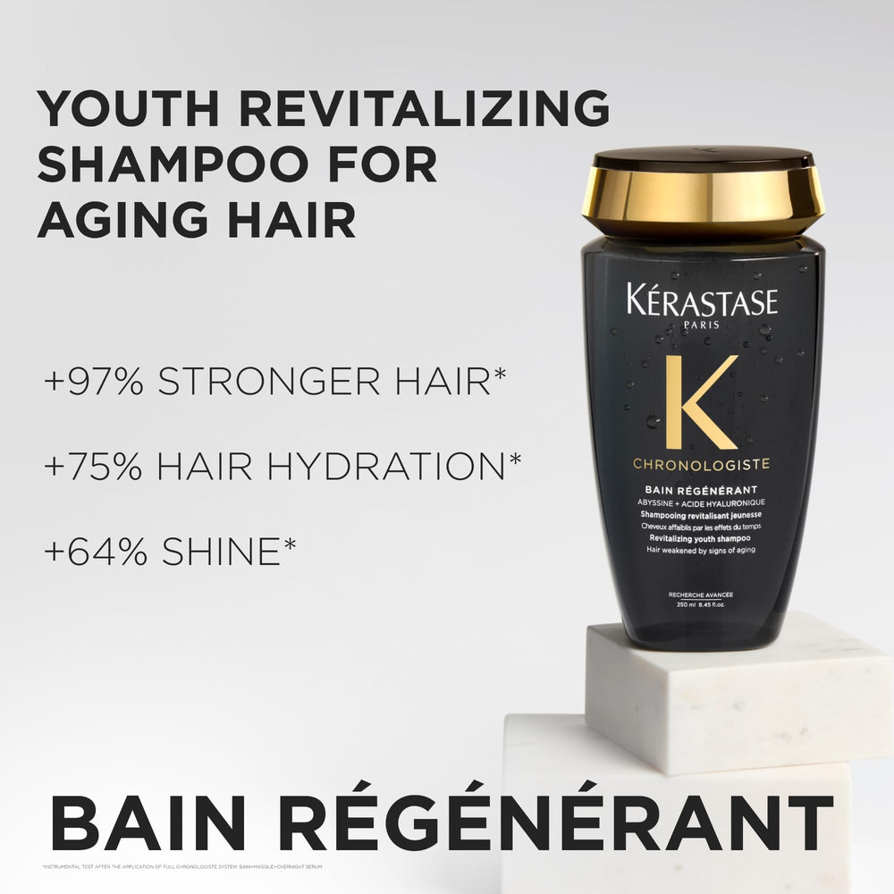 KÉRASTASE gel texture close-up highlighting smooth, hydrating formula