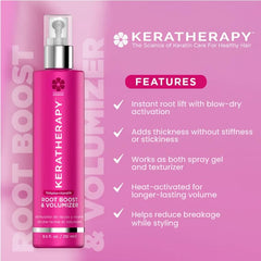 KERATHERAPY label close-up highlighting Kerabond technology
