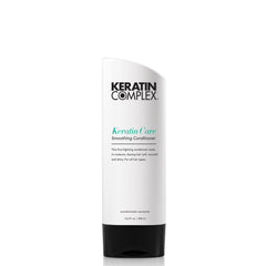 Keratin Complex front bottle view showing sleek packaging and product benefit