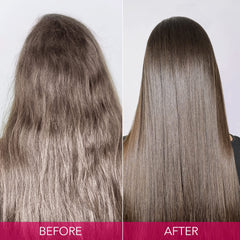 Keratin Complex creamy lather texture that gently cleanses hair