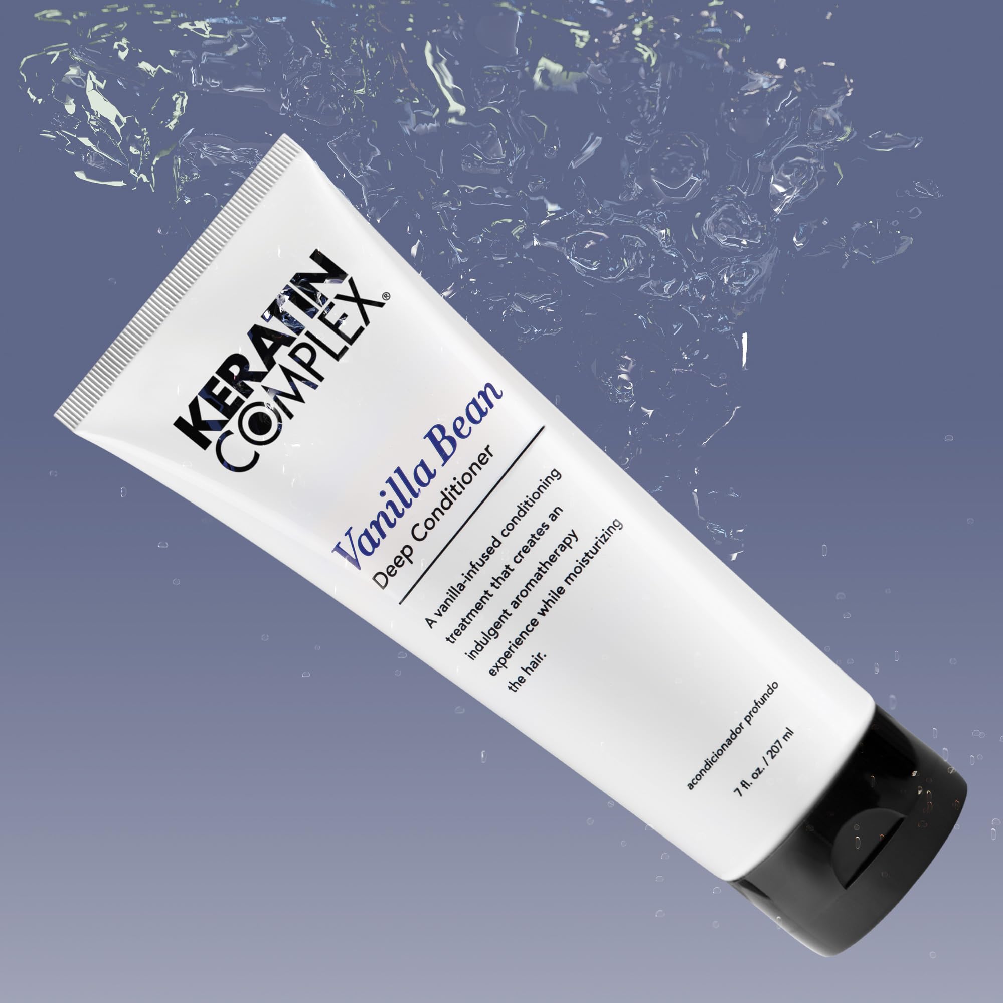 Keratin Complex being applied to mid-lengths demonstrating smoother detangling