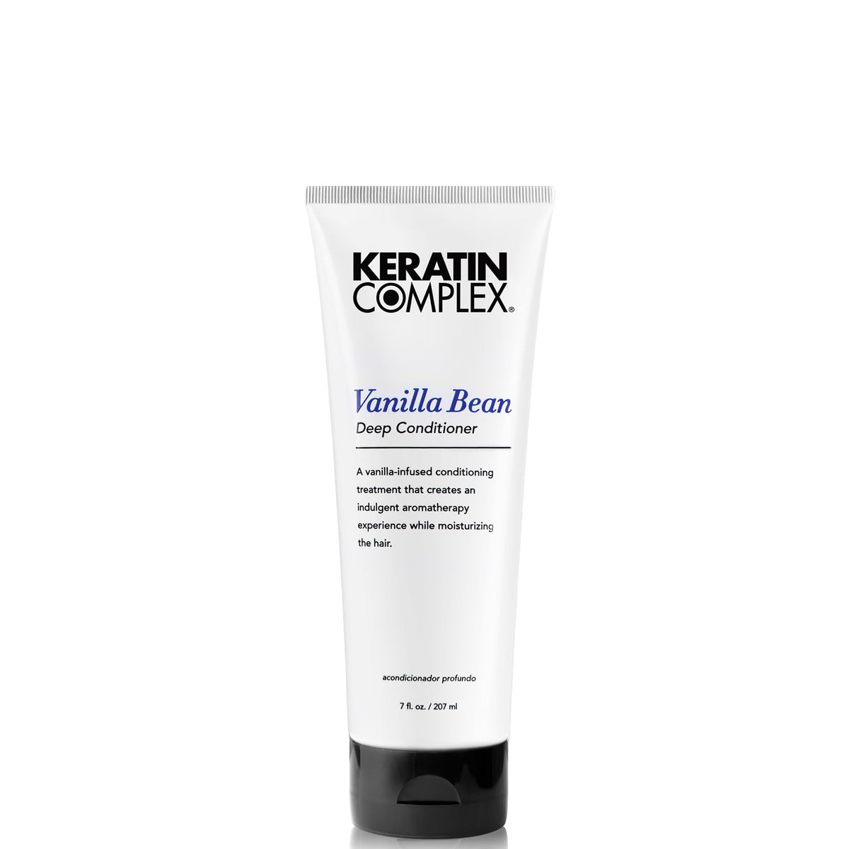 Keratin Complex front jar showing product and easy-grip lid for salon use