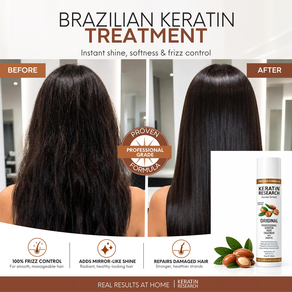 KERATIN RESEARCH creamy treatment texture pouring for easy application and even coverage