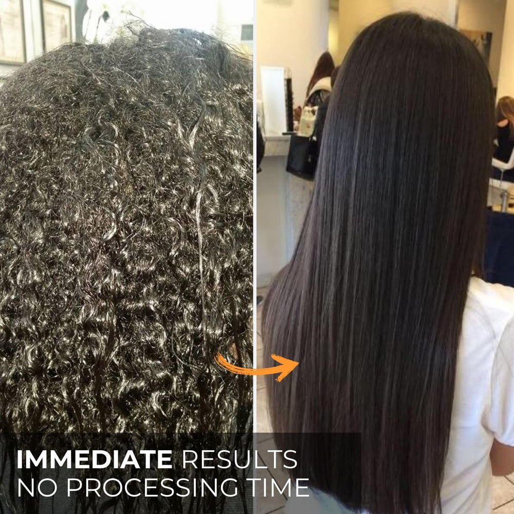 Kerazon Professional buriti oil ingredient bottle showing natural shine and nourishment