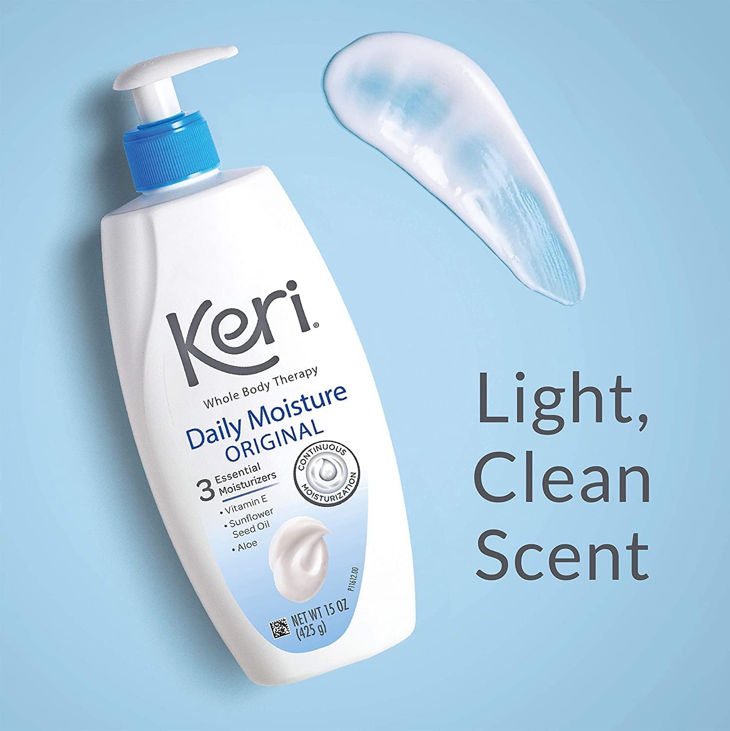 Keri bottle in bathroom setting implies daily routine convenience benefit