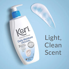Keri bottle in bathroom setting implies daily routine convenience benefit