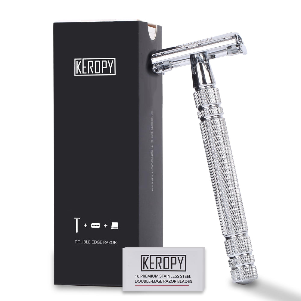 Keropy gloss silver front view showing sleek design and durability