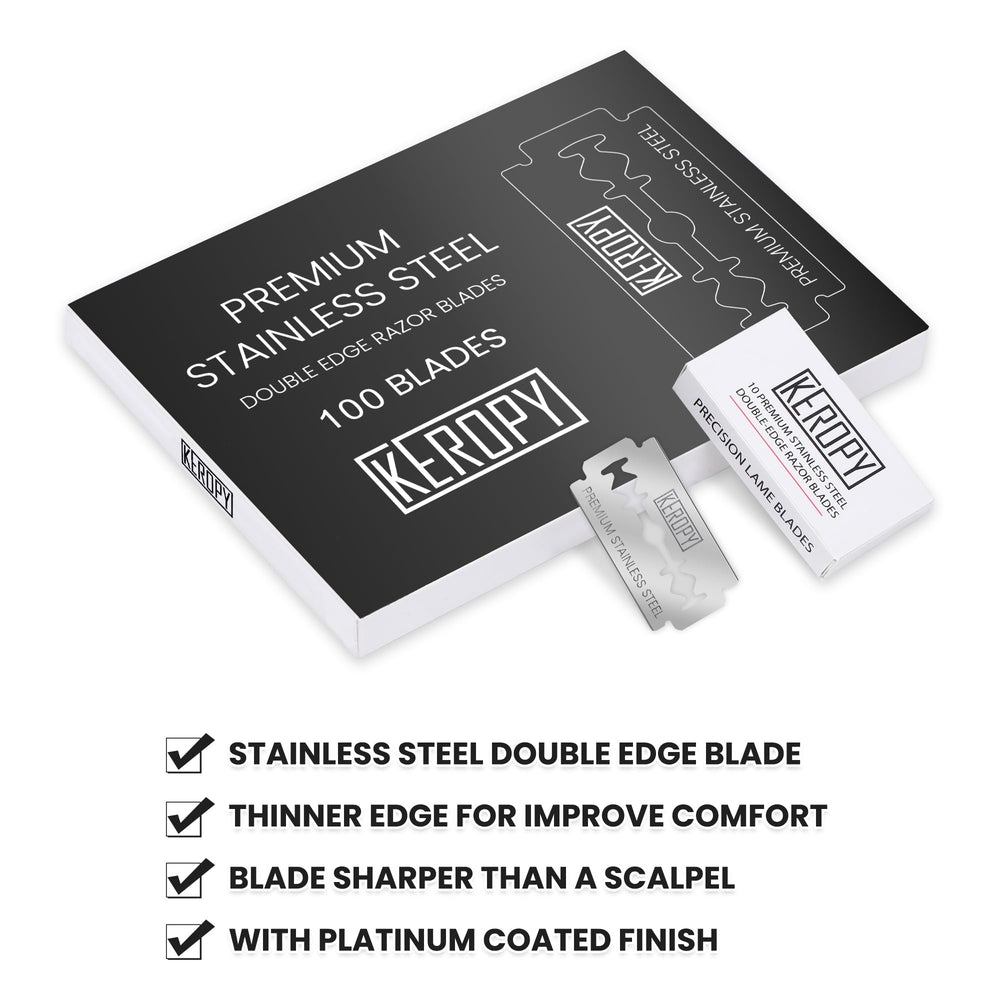 Keropy lifestyle bathroom shaving scene showing comfortable shaving benefit