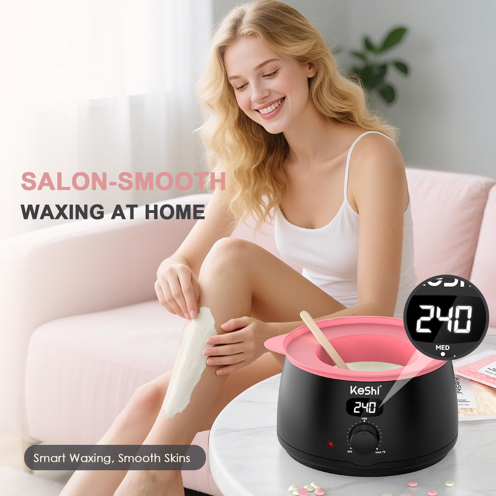 KeShi digital wax warmer LCD display for precise temperature control