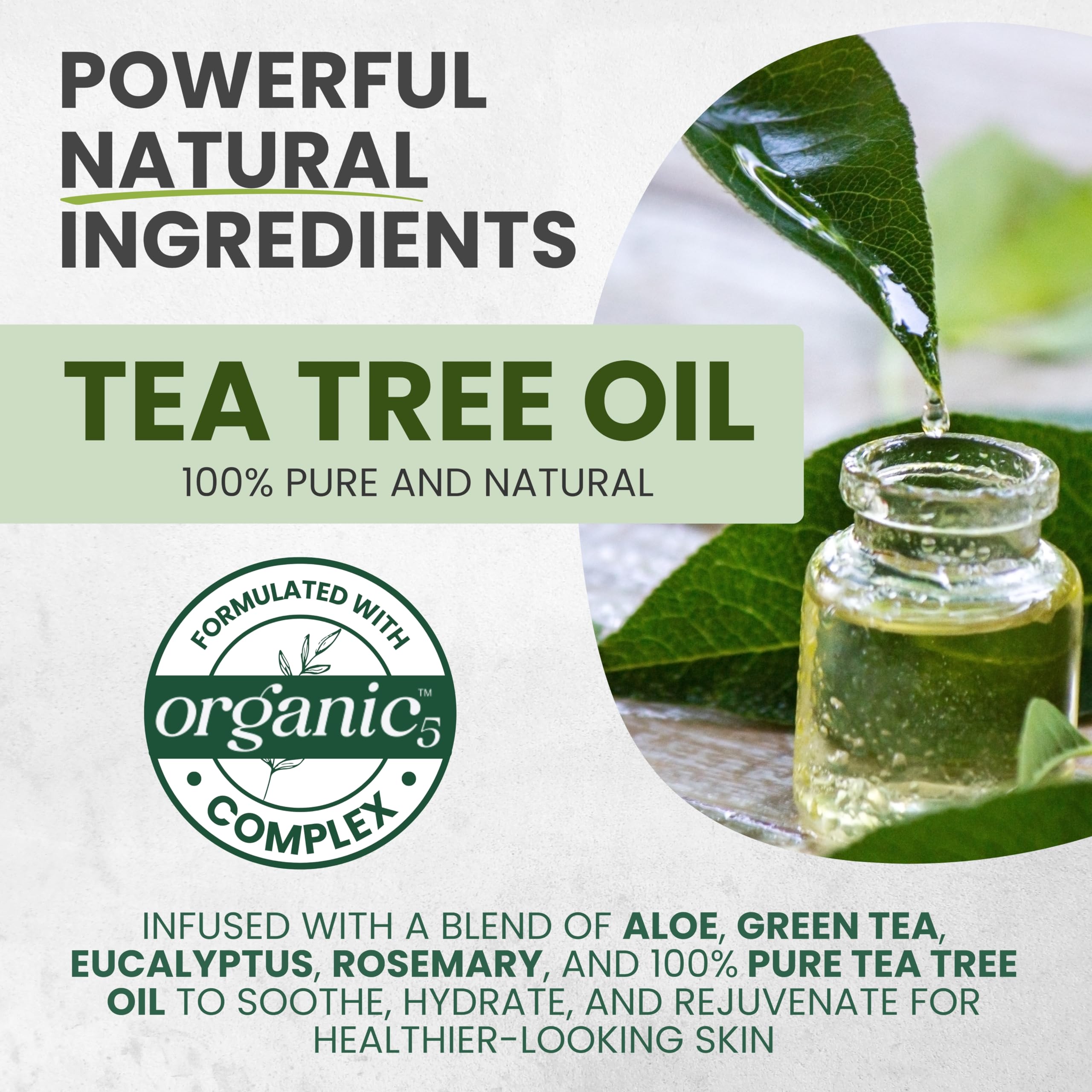 KESMEDIK close-up label showing eucalyptus and aloe ingredients benefits