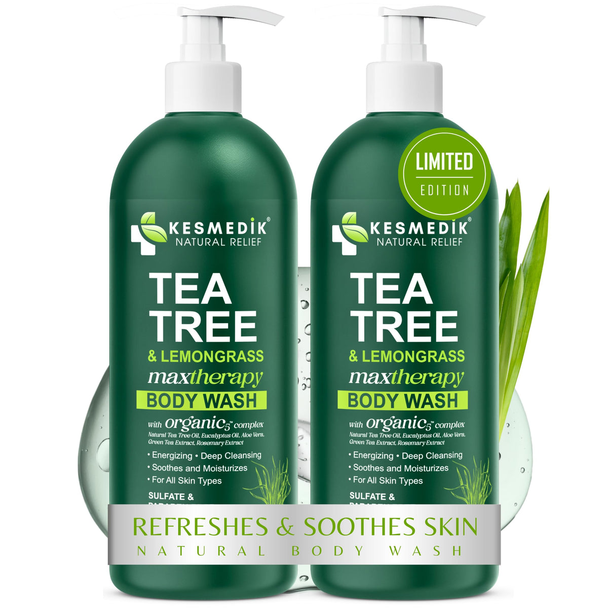 KESMEDIK front packaging showing two bottles and product benefits