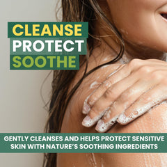 KESMEDIK pump dispensing gel texture for gentle moisturizing cleanse