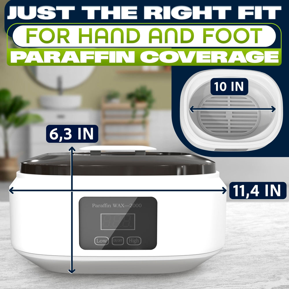 KETAR open 3400ml tub showing roomy interior for full hand and foot coverage