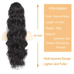 KETHBE close-up of body-wave synthetic fiber texture showing smooth tangle-resistant finish