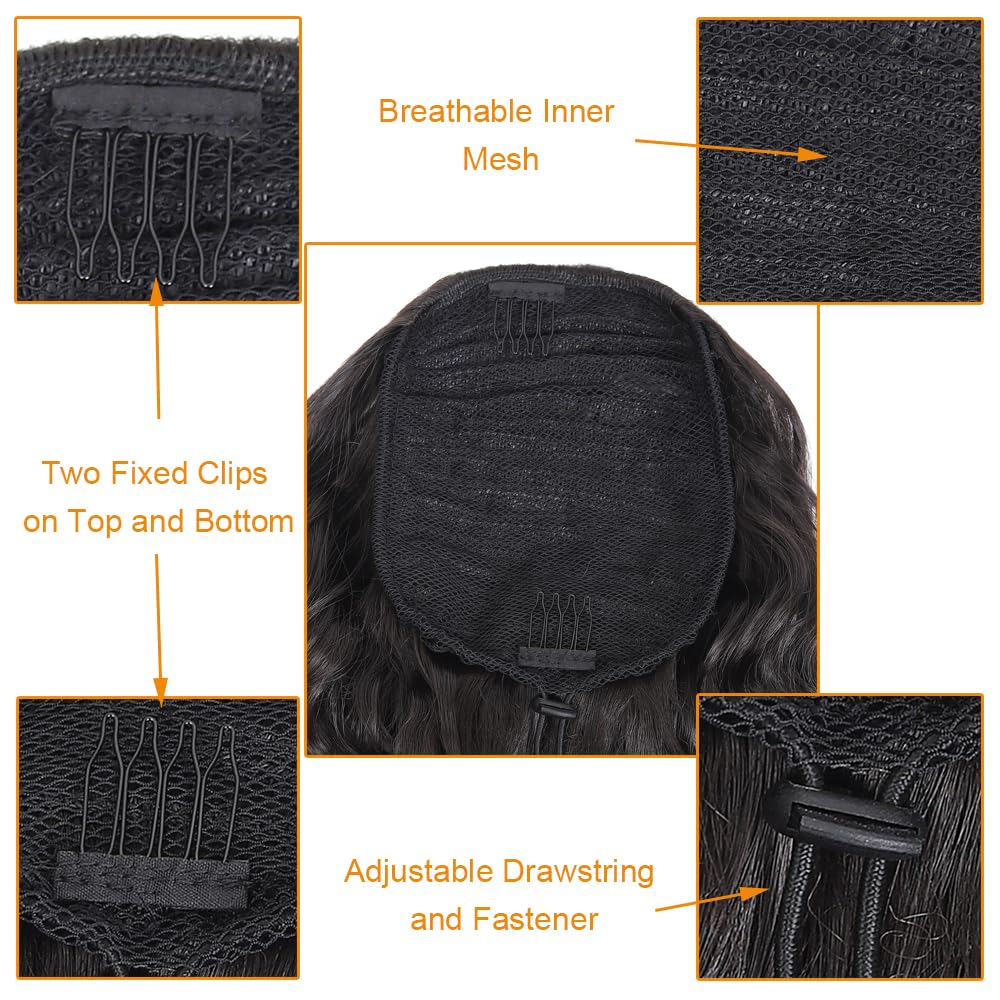 KETHBE inner net and drawstring detail showing breathable fit and secure hold benefit comfort
